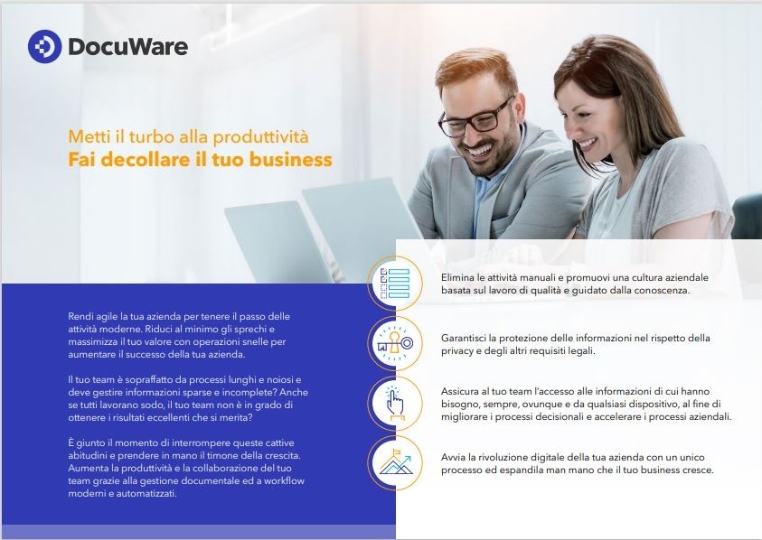 DocuWare Solution Highlights Flyer - IT preview pic